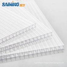 Ageing resistance Polycarbonate Twin-walls Hollow Sheet for industry building.